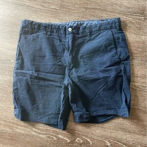 Polo by Ralph Lauren Men's Dark Blue Flat Front Shorts 34